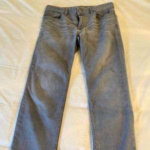 Calvin Klein Gray Washed Denim Jeans Pants Grey 34